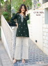 Colors Vol 1 By Passion Tree Rayon Plain Embroidery Ladies Top Exporters In India
